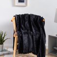 thumbnail image 1 of Super Soft Throw Blanket Premium Silky Flannel Fleece Leaves Pattern Lightweight Bed Blanket All Season Use 100*150cm, 1 of 5
