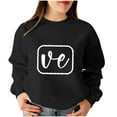 thumbnail image 2 of guisaled Couples Sweatshirts Matching Girlfriend Boyfriend Cute Valentines Day s Couple Anniversary Comfort Crewneck Sweatshirt Valentine'S Day s, 2 of 5