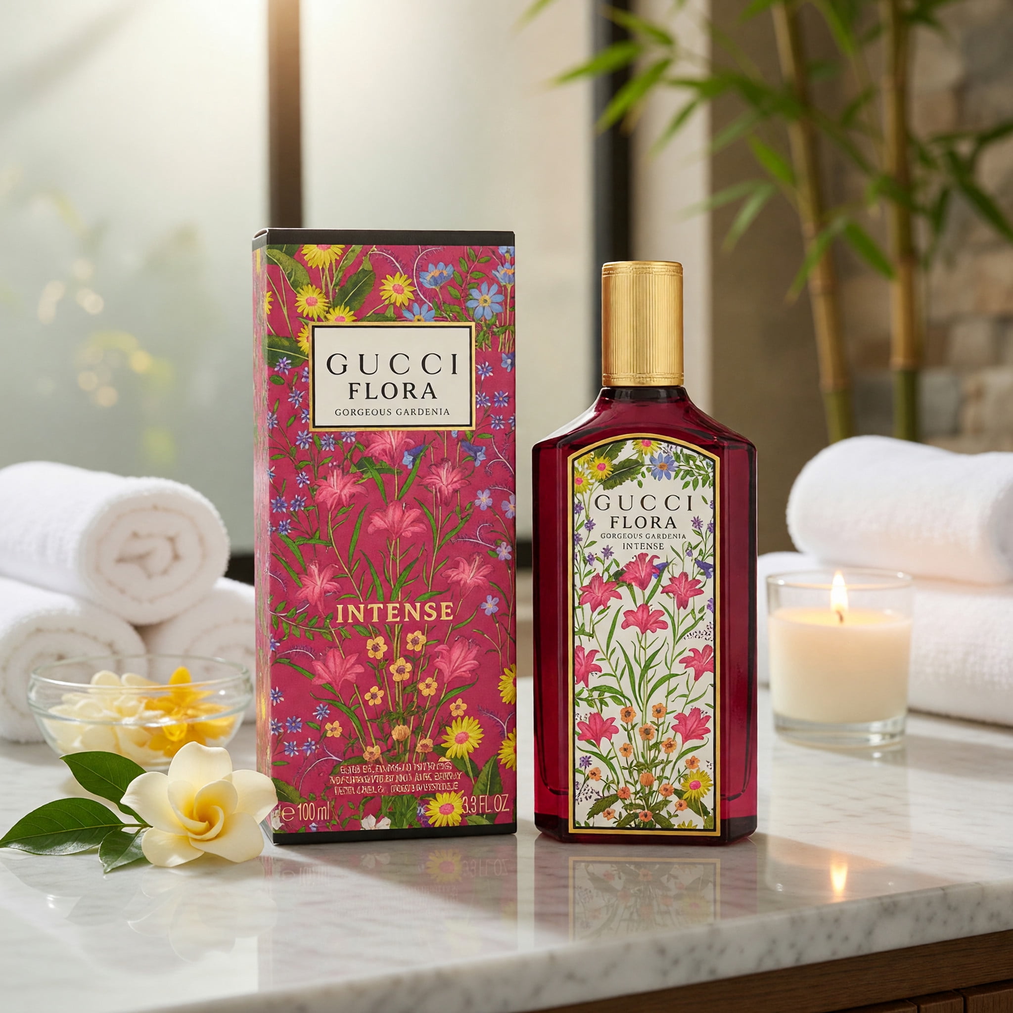 Gucci, Ladies Flora Gorgeous Gardenia Intense EDP Spray 3.38 oz