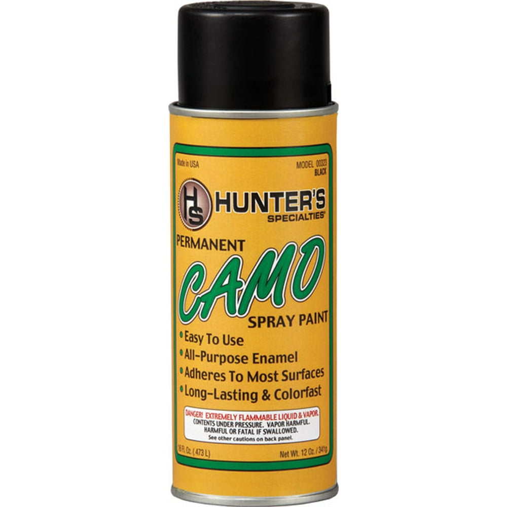 Permanent Camo Spray Paint, Hunters Specialties, 12 oz, Available in Multiple Colors Walmart