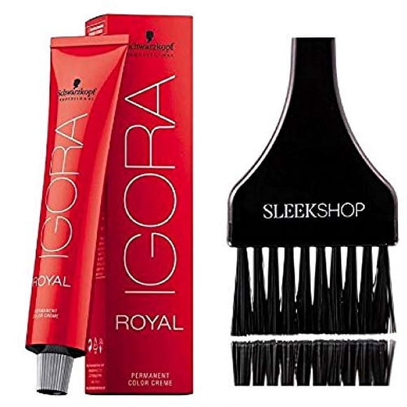 Color de cabello permanente Schwarzkopf Professional Igora Royal con pincel