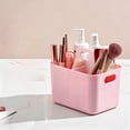 thumbnail image 6 of JWZZYD Multiuse Caddy Organizer with Handle, Portable Divided Plastic Tote Bin, Stationary Pen Marker Crayons Supplies Storage - Bathroom, Classroom, Office, Desk Holder(Pink), 6 of 6