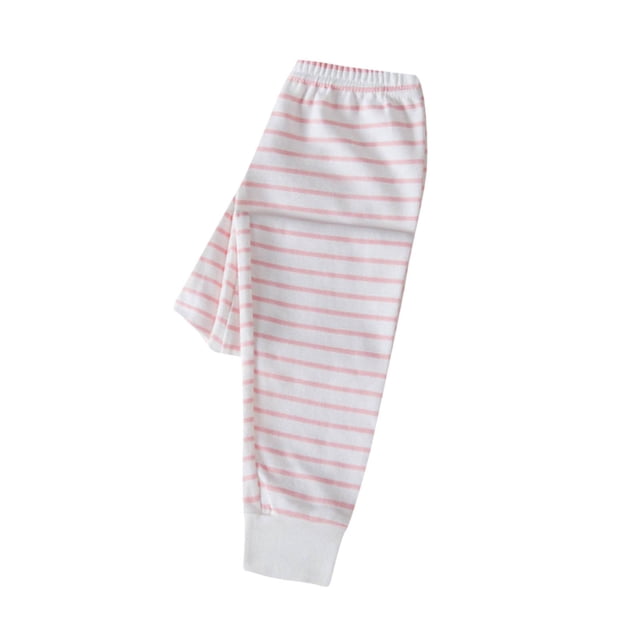 Odeerbi 0-13 Años Niños Niñas Pijama de Algodón Pantalones Térmicos Pantalones Largos Para Dormir Invierno Cálido Suave Transpirable Pantalones Para Dormir Con Bolsillo