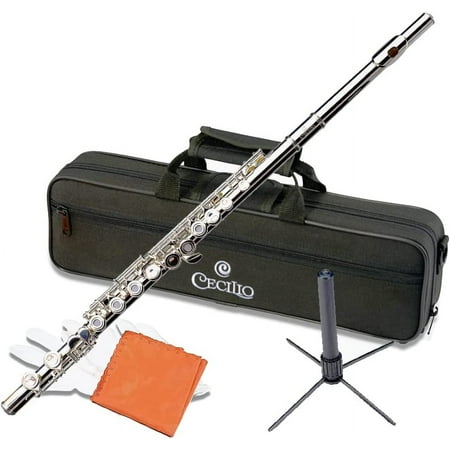 Closed Hole C Flute - Musical Instrument, Kids Beginner/Intermediate Flute in Band & Orchestra, Nickel ?