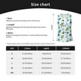 thumbnail image 6 of Vsdgher Cartoon Sea Creatures Print Tank Top Sports Vest Bra for Women Sports ,Performance Stretchy Quick Dry Sports Workout Running Top Vest with Removable Pads, 6 of 8