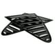 thumbnail image 5 of Toma de aire para ventilación, modificación de vehículos, embellecedor de la rejilla de ventilación de la ventana, compacta y ligera, 5 of 9