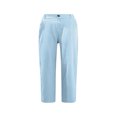 thumbnail image 4 of ABATAB Cotton Linen Capri Pants for Women Casual Roll up Hem Crop Trousers Summer Beach Lightweight Capri Pants with Pockets, 4 of 4