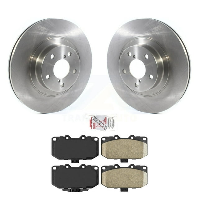 Transit Auto Front Disc Brake Rotors and Ceramic Pads Kit for Car 2008 Subaru Impreza WRX K8A-104103