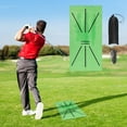 thumbnail image 1 of SURJDE Golf Training Mat Swing Detection Batting, Golf Practice Training Aid, Portable Golf Impact Analysis Training Turf Mat for Home Office Outdoor Use, 1 of 6