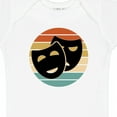 thumbnail image 4 of Inktastic Theater Masks Acting Retro Sunset Boys or Girls Baby Bodysuit, 4 of 5