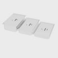 thumbnail image 1 of 6-Pack Full Size Stainless Steel Steam Table Pans with Lids – 4-Inch Deep, Commercial Grade, Anti-Jamming, Oven Safe, Perfect for Buffet, Catering,Reliable – Size: 6p-0.5 with cover-811-4, 1 of 7