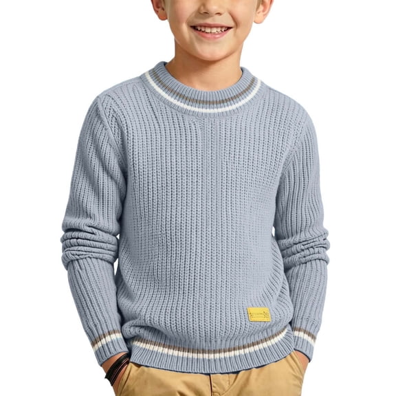 Guluxicc Kids Girls Turtleneck Cable Knit Sweater Long Sleeve Chunky Pullover Sweaters Fall Winter Loose Tops 3-8 Years