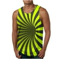 thumbnail image 1 of Tanques para Hombre de Verano Solto Chaleco Impresión Deportivo Cuello Redondo, Top de Moda Casual para Al Aire Libre Y Diario, 1 of 4