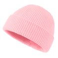 thumbnail image 4 of Qarigey Sombreros de mujer Sombreros de color sólido Accesorio de ropa Sombrero de moda Cómodo Sombrero de punto flexible para al aire Rosa claro 5piezas, 4 of 6
