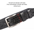 thumbnail image 3 of Becaristey Sleek And Functional Fashion Printing Belt For Men Flexible And Smooth PU Black 110cm 1Set, 3 of 6