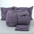 thumbnail image 2 of Dawn 6-Piece Decorative Bed-in-a-Bag Set in Madison Lavender, Twin XL Size, Comforter, Sham, Throw Pillow and Sheet Set, 2 of 7