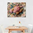 thumbnail image 2 of Orinice Hydrangeas Vintage Collage Fine Art Aesthetic Poster & Print Wall Painting for Classroom Kitchen Office Farmhouse Bathroom Room Decor Pictures Wall Art Painting Canvas Prints Wall, 2 of 6