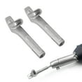 thumbnail image 1 of Stainless Steel Welding Nozzle, Heat  Nozzle 2PCS Easy Installation Corrosion Resistance  for PP PVC Plastic Sheets, 1 of 8