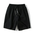 thumbnail image 2 of Aayomet Board Shorts Men'S Men's Regular Fit Cross Hatch Basic Denim Shorts,Black XXL, 2 of 4