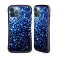 thumbnail image 1 of Head Case Designs Officially Licensed PLdesign Glitter Sparkles Dark Blue Hybrid Case Compatible with Apple iPhone 13 Pro Max, 1 of 7