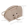 thumbnail image 2 of VERDANVERSE Pequeño De Cuero PU Con Textura Resistente Y Elefante Para Organización Diaria, 2 of 6