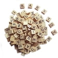 thumbnail image 1 of Letras Scrabble QMET 1000 de madera para manualidades y juegos, 1 of 6