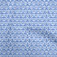 thumbnail image 1 of oneOone Polyester Spandex Blue Fabric Asian Ornamental Craft Projects Decor Fabric Printed By The Yard 56 Inch Wide, 1 of 4