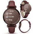 thumbnail image 4 of Garmin Lily 2 Classic - Dark Bronze with Mulberry Leather Band: Women Smartwatch w/ contactless payments | Up to 5 days Battery Life, Health & Fitness tracker. 010-02839-03 + Wearable4U Gift Bundle, 4 of 4