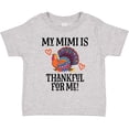 thumbnail image 3 of Inktastic Thanksgiving Mimi Thankful for Me Turkey Boys or Girls Toddler T-Shirt, 3 of 5