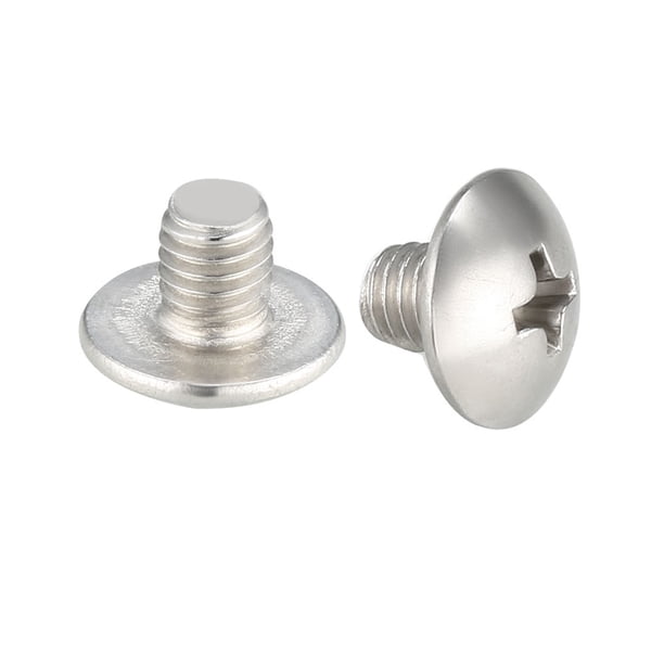 Tornillos de máquina Unique Bargains, tornillo Phillips M5x6mm, acero inoxidable 304, sujetadores tornillos 20Pcs
