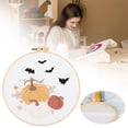 thumbnail image 2 of HUASHENG Beginner Kit – Embroidery Set With Pre Printed Fabric Hoop Thread & Instructions | DIY Wall Art & (12.5cm Hoop), 2 of 9