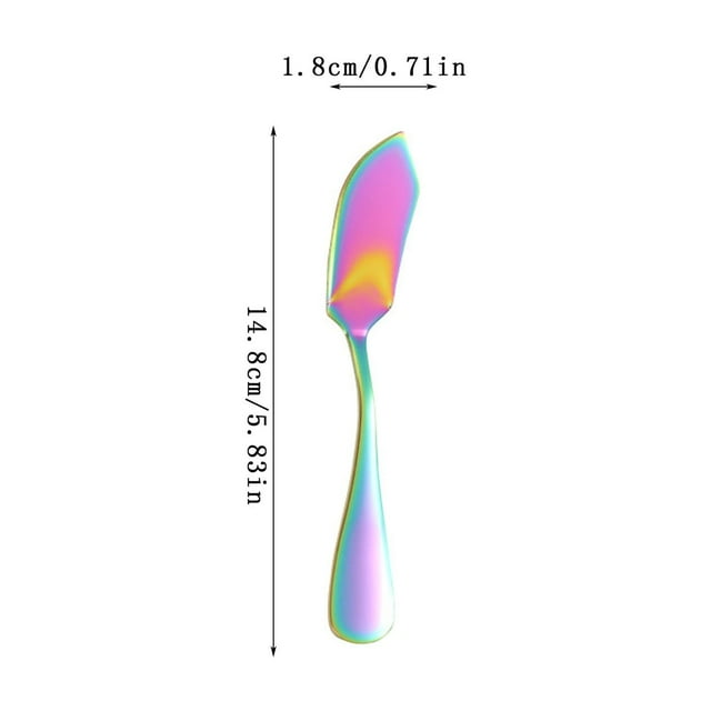 Spatule en Acier Inoxydable pour Tartinade au Fromage à la Crème Spatule Spatule au Fromage Spatule Occidentale pour Décorer la Crème Spatule en Acier Inoxydable