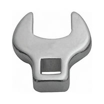 Westward 3/8" Drive, Metric Crowfoot Socket Wrench Open End, Chrome 1EYR3