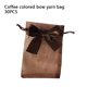 thumbnail image 5 of Yuarrent 30 Uds bolsa de tul transparente exquisita bolsa con cordón almacenamiento joyería caramelo bolsillo red joyería cinta boda fiesta Kits de decoración para fiestas café 17*23cm, 5 of 6