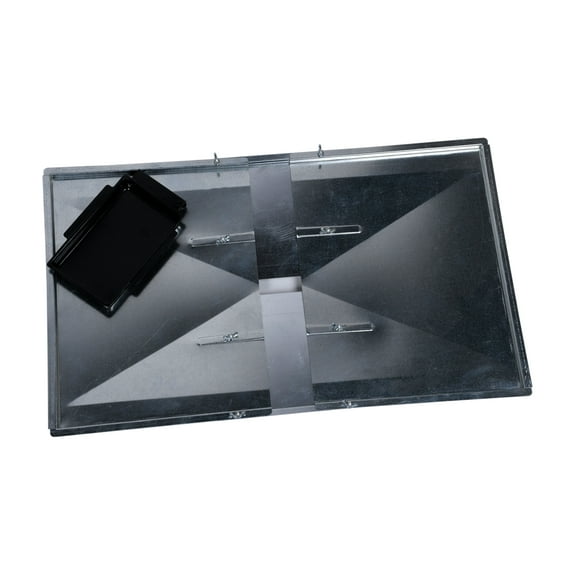Replacement Grease Tray Set for Bbq Grill Models from Nexgrill, Dyna Glo, Kenmore, Backyard Grill, BHG, Uniflame and Others (Length 27" to 30", Width 15.5")
