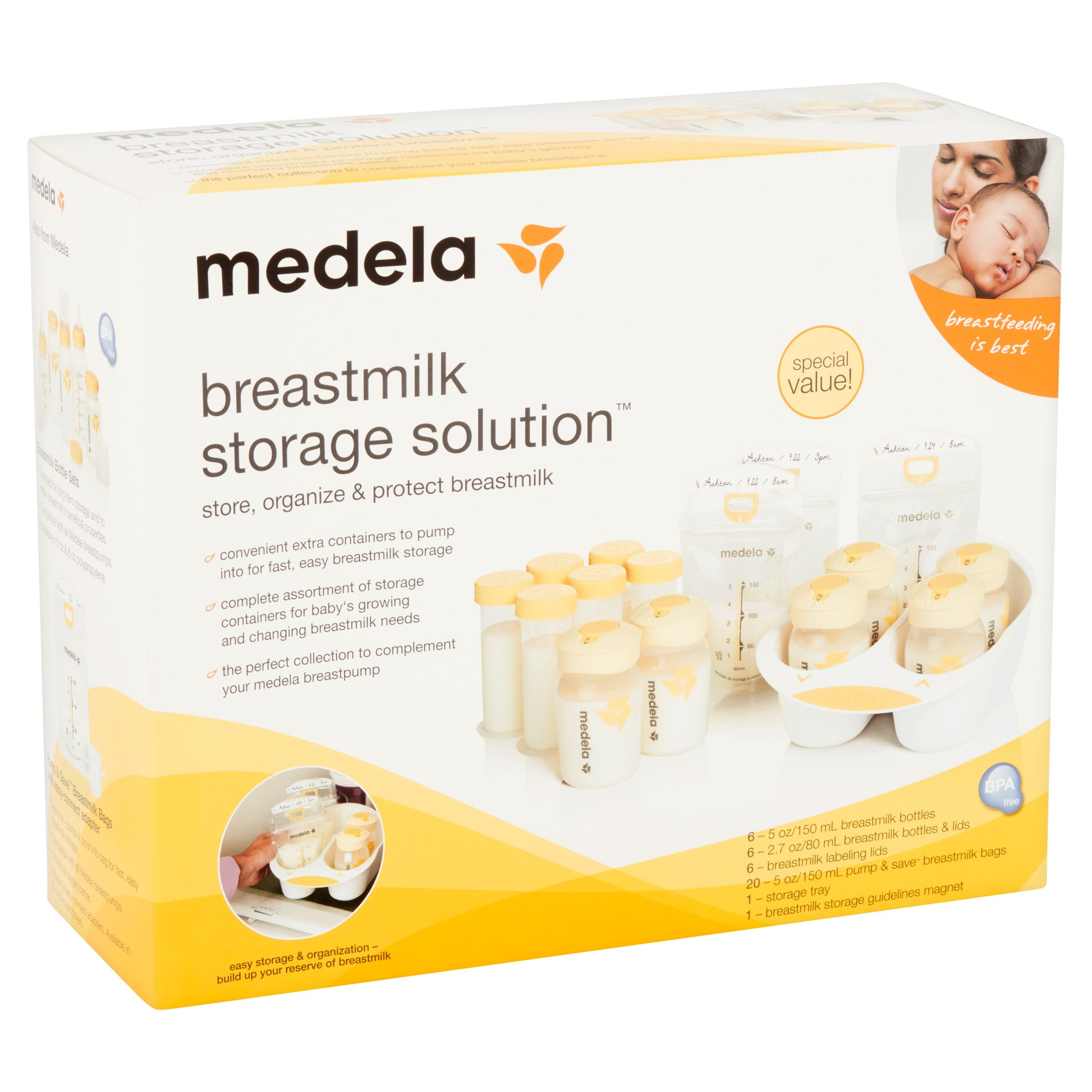 Medela® Breastmilk Feeding & Storage Set 8 oz. – Save Rite Medical