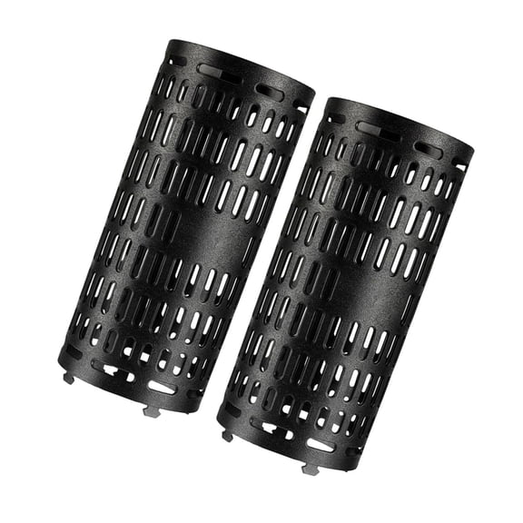 Dualoai 2 Pieces Tree Trunk Protector Animal Barrier Mesh Tree Guard for Fruit Trees black