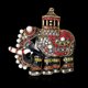 thumbnail image 2 of Brooch Pin, Thailand Elephant Retro Colorful Rhinestone Faux Pearl Brooch Pin Gift For Women Girls Scarf Jewelry, 2 of 4