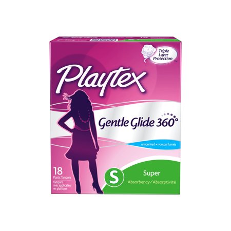 UPC 078300098386 product image for Playtex Gentle Glide Tampons Unscented Super Absorbency - 18 Count | upcitemdb.com