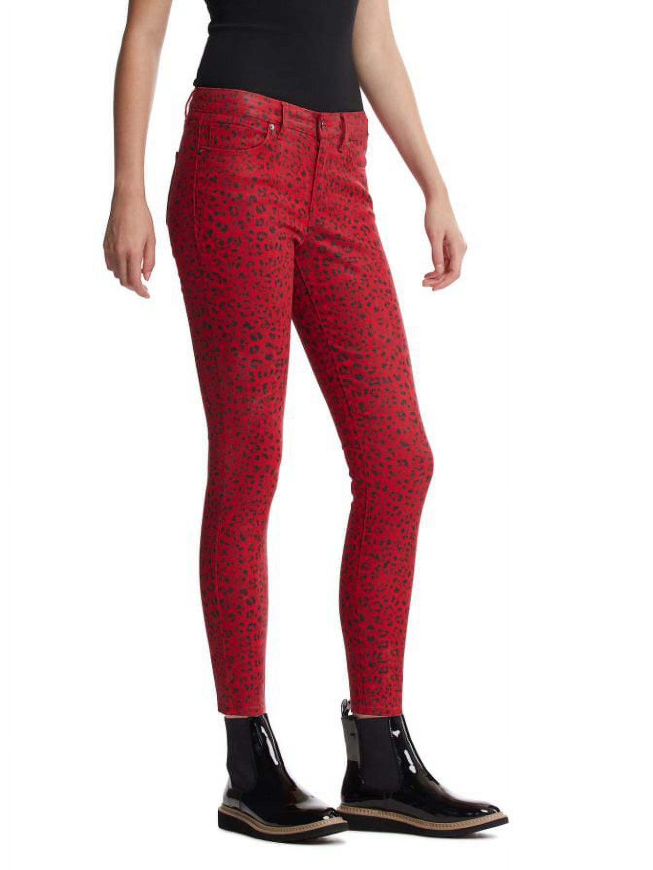 Scoop Leopard Print Skinny Jeans Women's - image 4 of 5