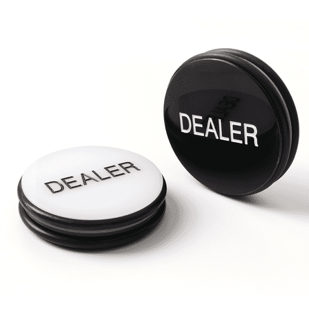 GSE 3" Casino Poker Dealer Puck Button for Casino Poker Game, Texas Hold'em, Gambling Card Game