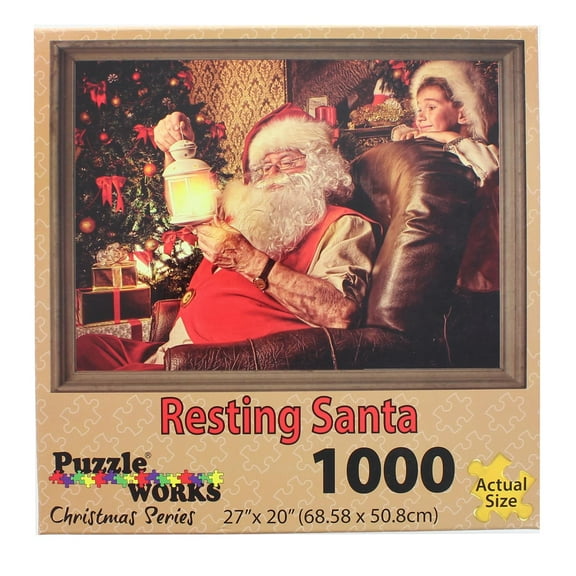 Resting Santa 1000 Piece Jigsaw Puzzle