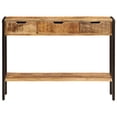 thumbnail image 6 of vidaXL Sideboard with 3 Drawers 43.3"x13.8"x29.5" Solid Mango Wood, 6 of 9