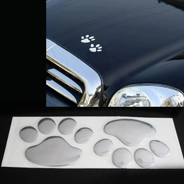 Personality Funny Stickers 6cm 4 Cat Paw Print Dog Paw Print Bear Paw Print  Creative Footprints Car Stickers Car Decals P297q From 20,08 €