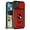 Red, variant on For Apple iPhone 16 Pro Max (6.9") Built in Sliding Camera Lens Protection & Finger Ring Stand Holder Hybrid PC Shockproof Phone Case Cover by Xpression - Blue