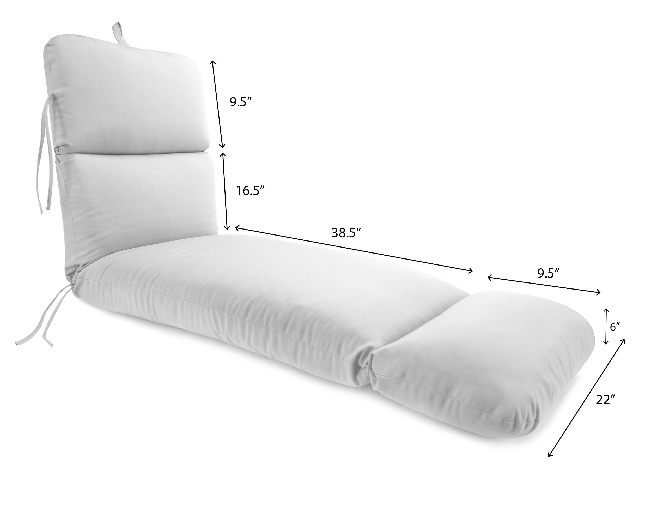 Sunbrella Outdoor 22" x 74" x 5" Chaise Cushion
