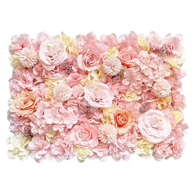 Paneles de seda, Fondo de fondo romántico floral decorativo de creativa para decoración de boda Fiesta en el hogar , Champán rosado
