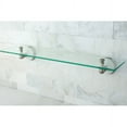 thumbnail image 2 of Kingston Brass  Brushed Nickel Glass Bathroom Shelf - Grey, 2 of 2