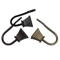 Amara Curtain Holdback Pair in Cocoa