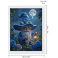 thumbnail image 2 of Diamond Art Kits for Adults - Fairy Wizard Blue Flowers Moonlight 5d Diamond Painting for Adults, Diamond Art for Adults Beginners, Frameless Diamond Painting Kits for Adults for Home Wall Decor, 2 of 7